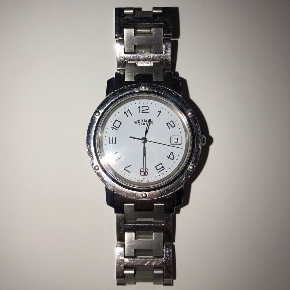 100% Authentic Hermes clipper watch